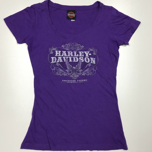 Harley-Davidson Tops - Harley Davidson Womens T-Shirt Size M B281!
